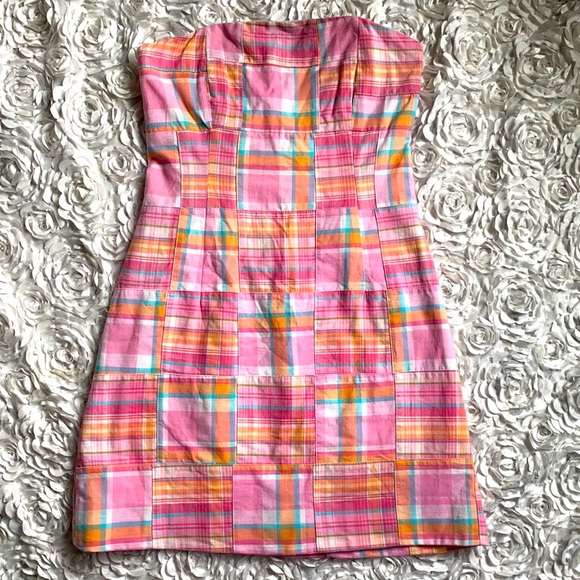 Nantucket Brand Dresses & Skirts - . Y2k Nantucket Brand patchwork plaid dress size 0